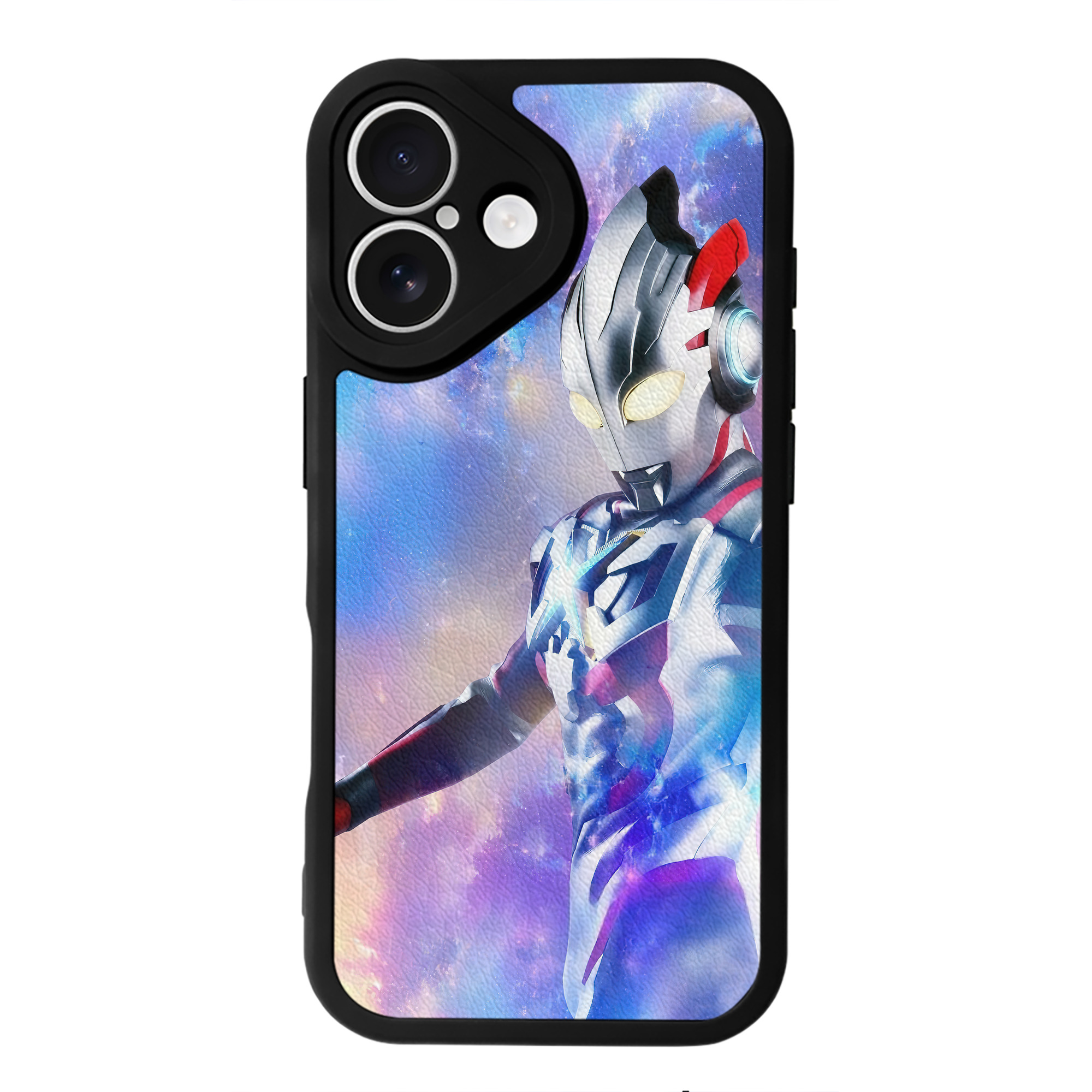 （画像用） ウルトラマン Ultraman 【iPhone 16シリーズ対応】シリコンスマホケース（レザー調） 材質：シリコン